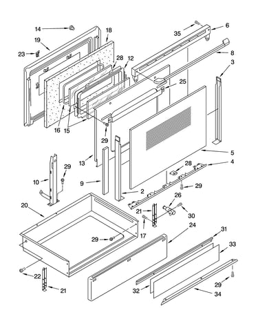 Door and drawer parts