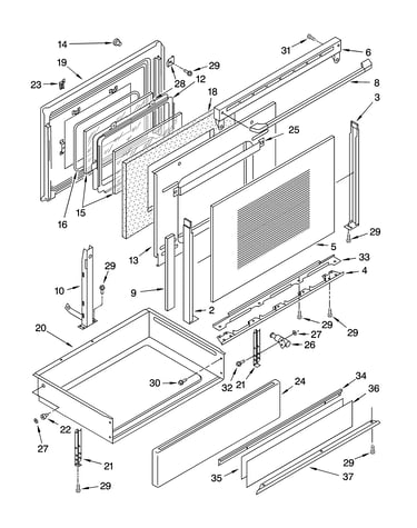Door and drawer parts