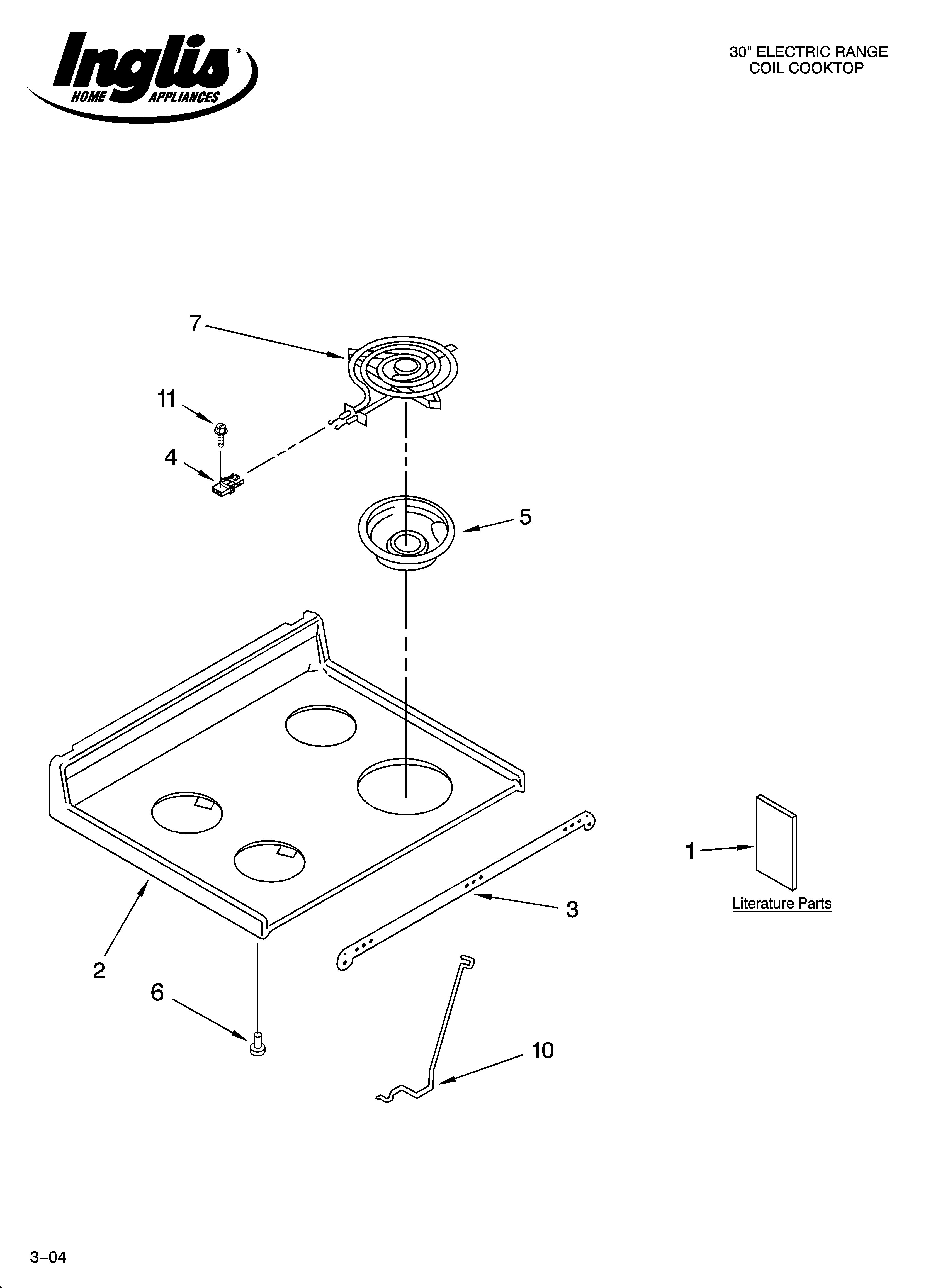 Cooktop parts