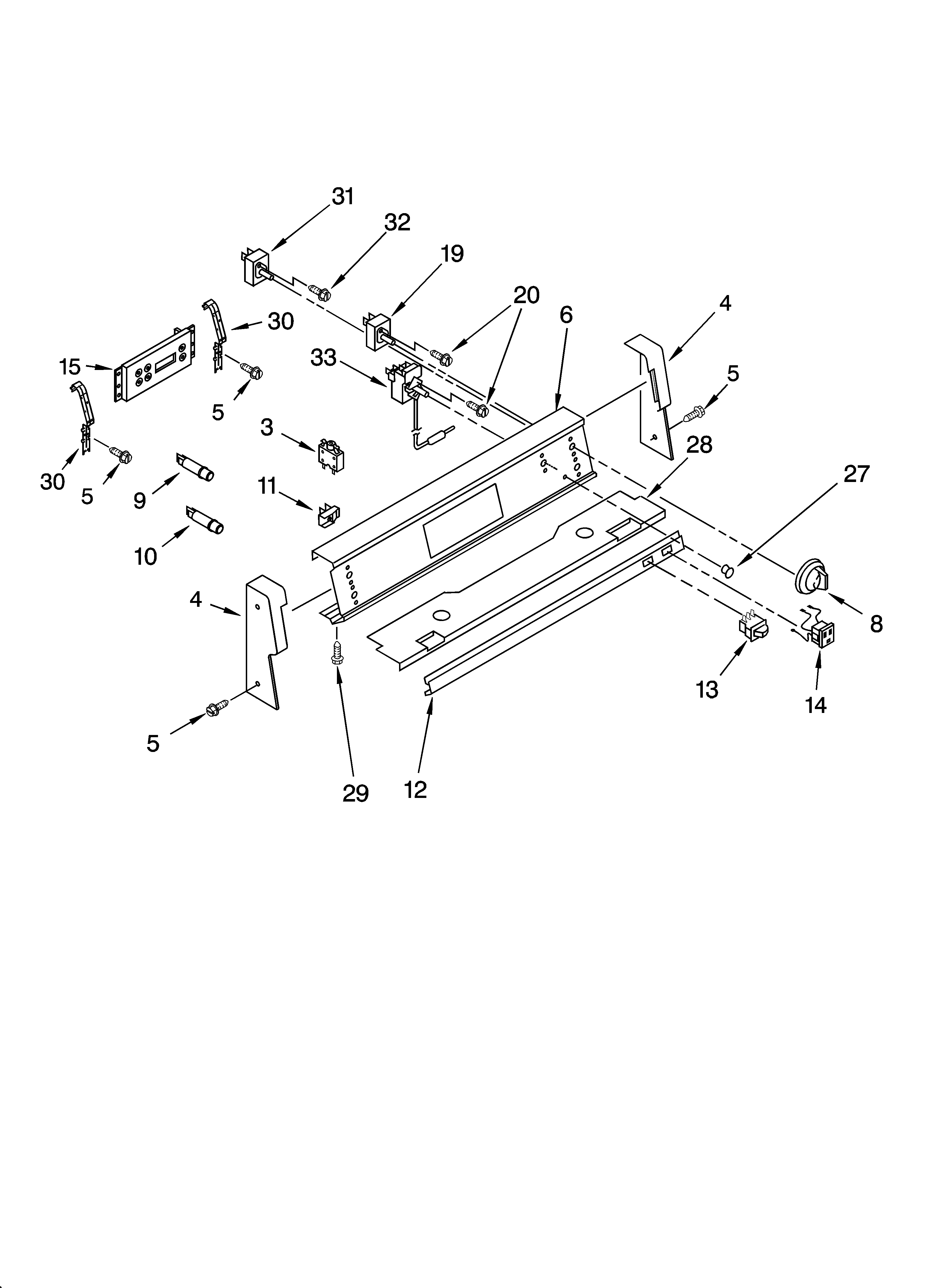 Control panel parts