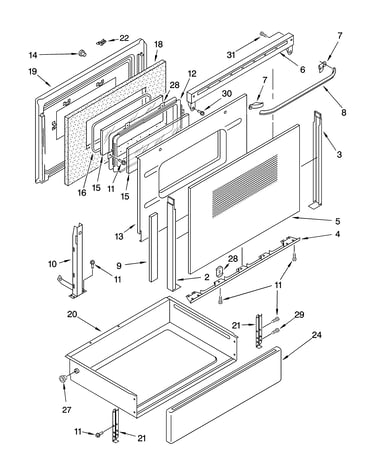 Door and drawer parts
