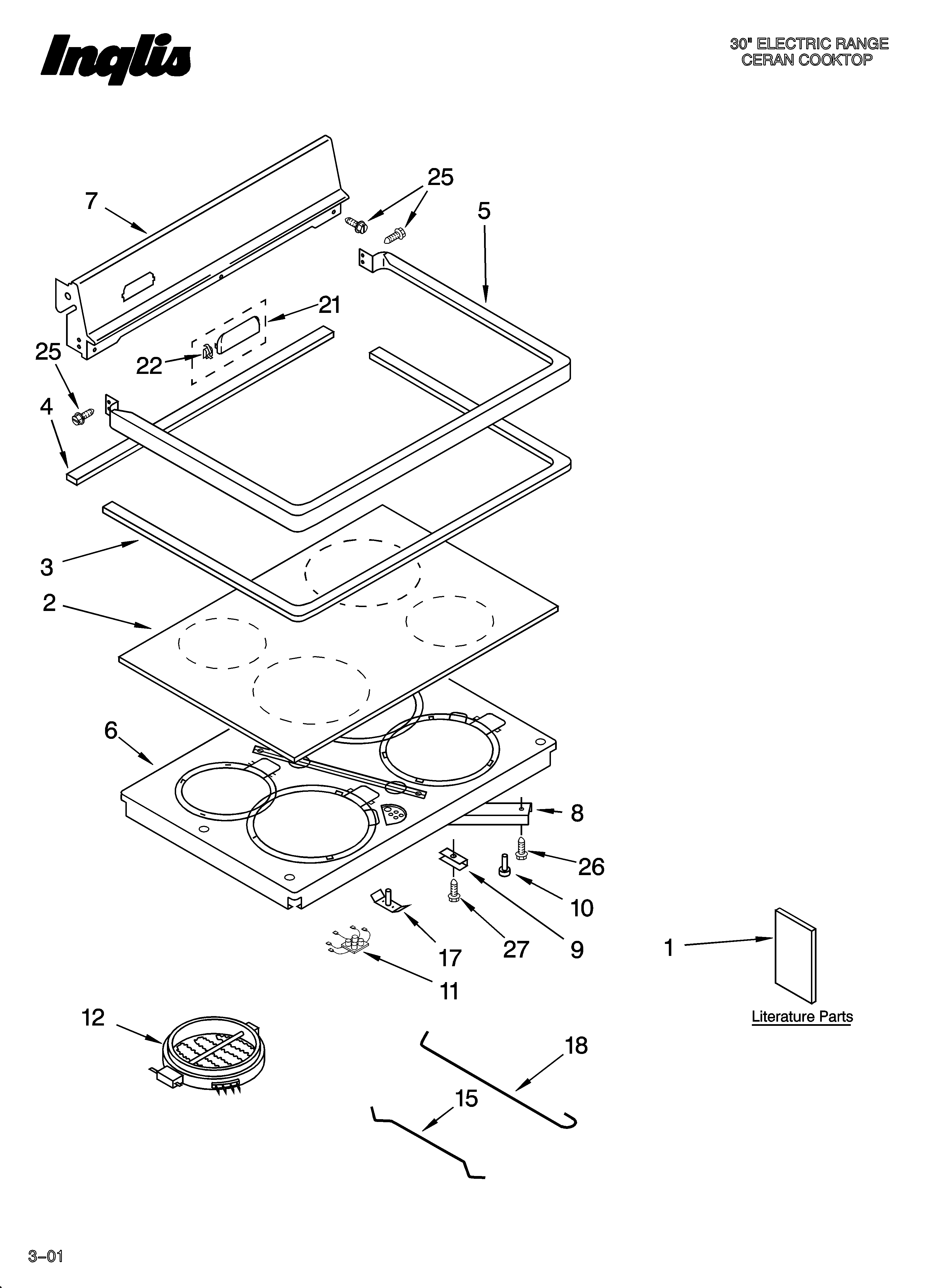 COOKTOP PARTS