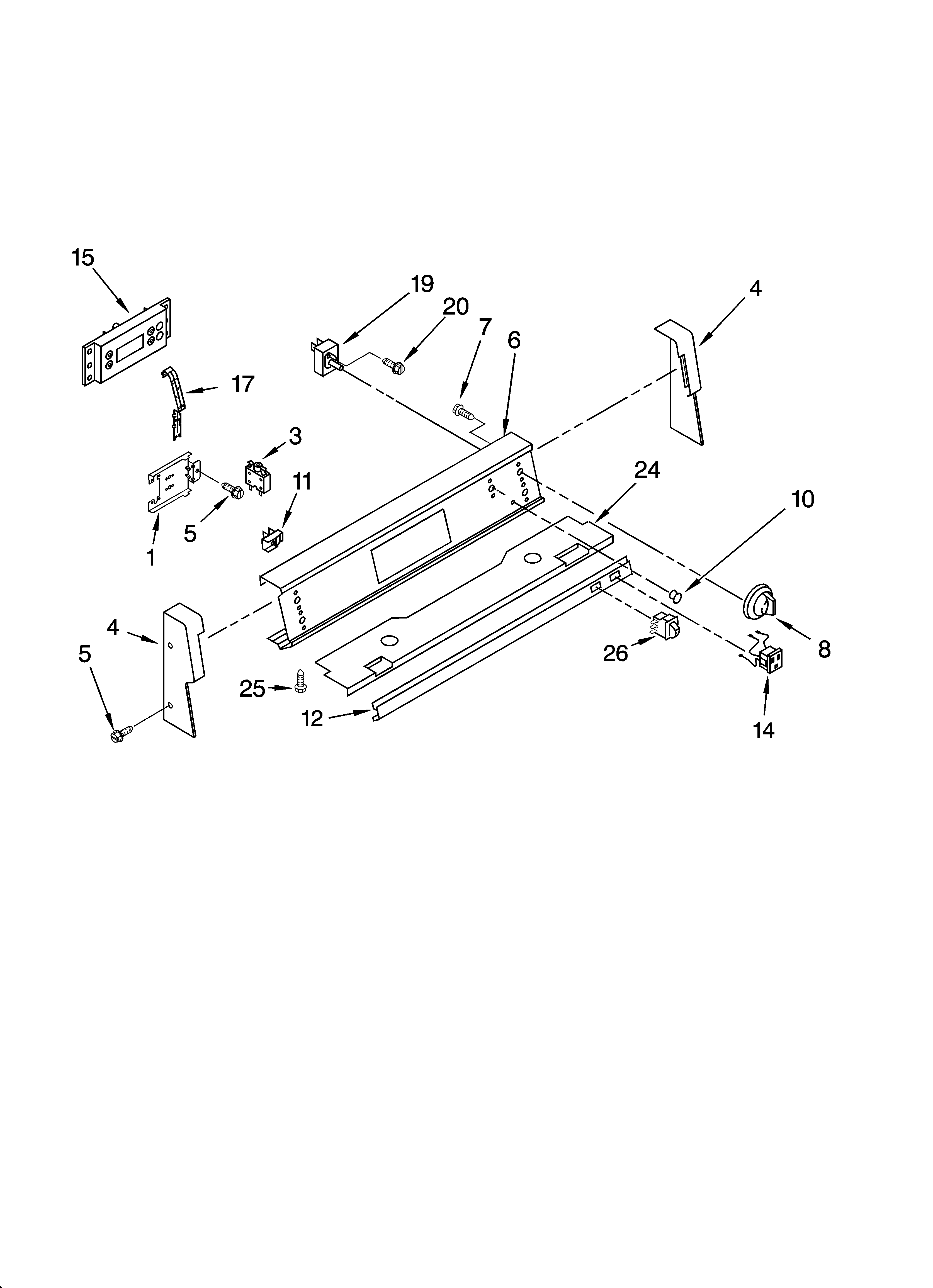 Control panel parts