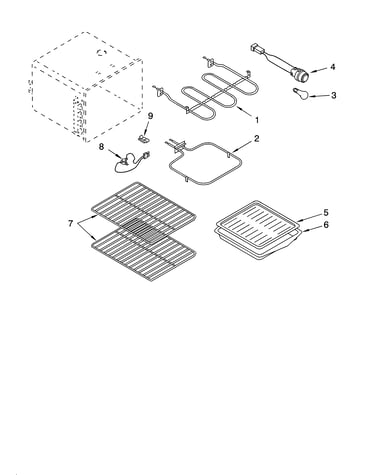 Oven parts, miscellaneous parts