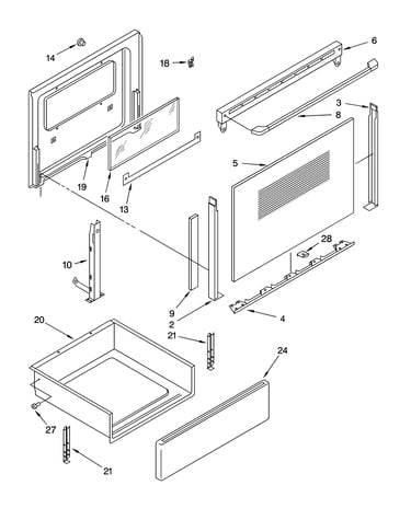 Door and drawer parts
