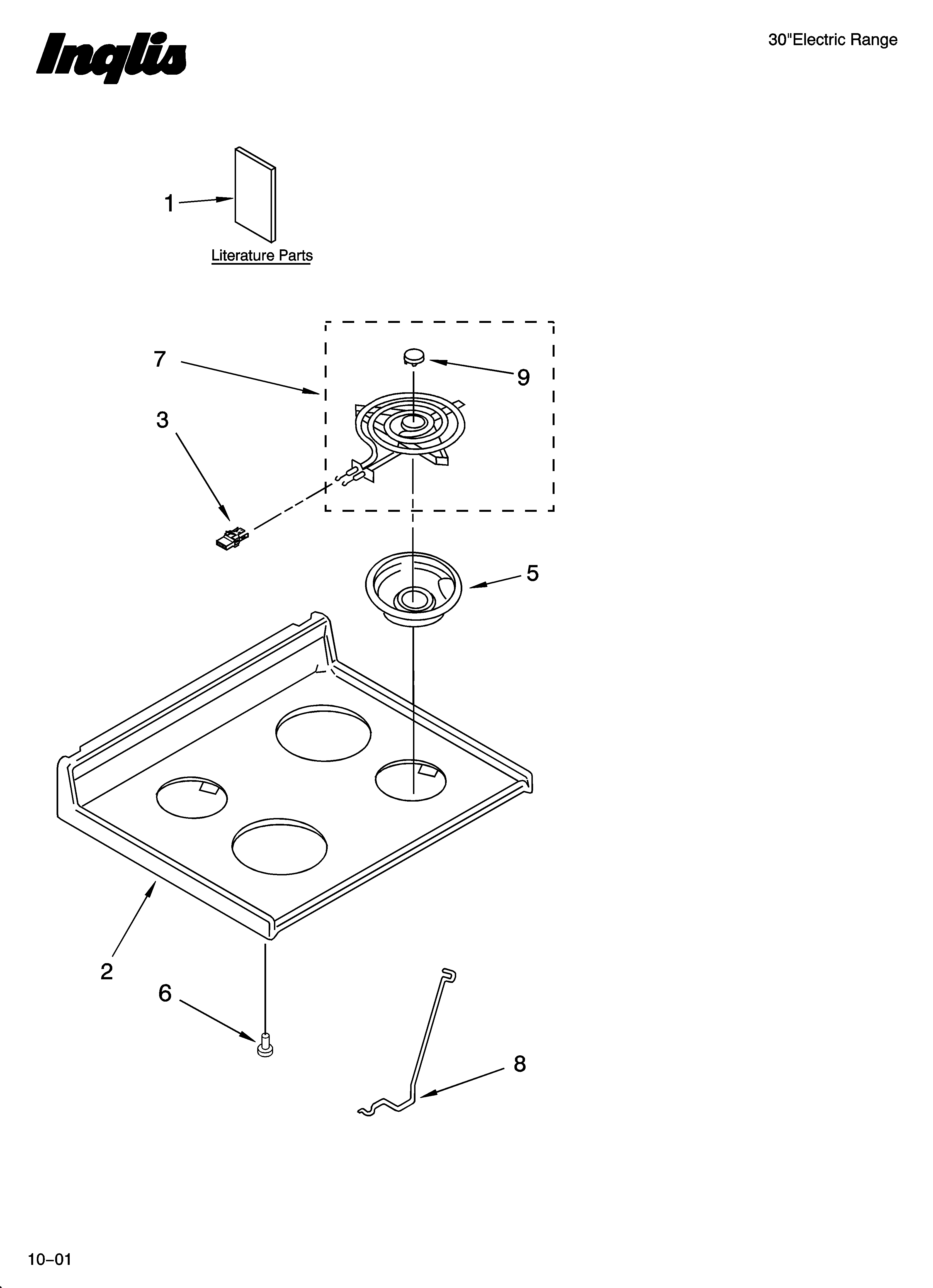 COOKTOP PARTS