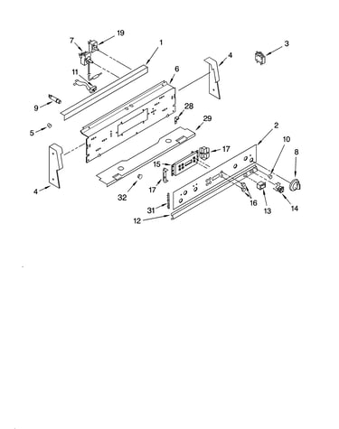 Control panel parts