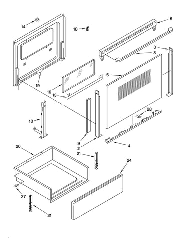 Door and drawer parts