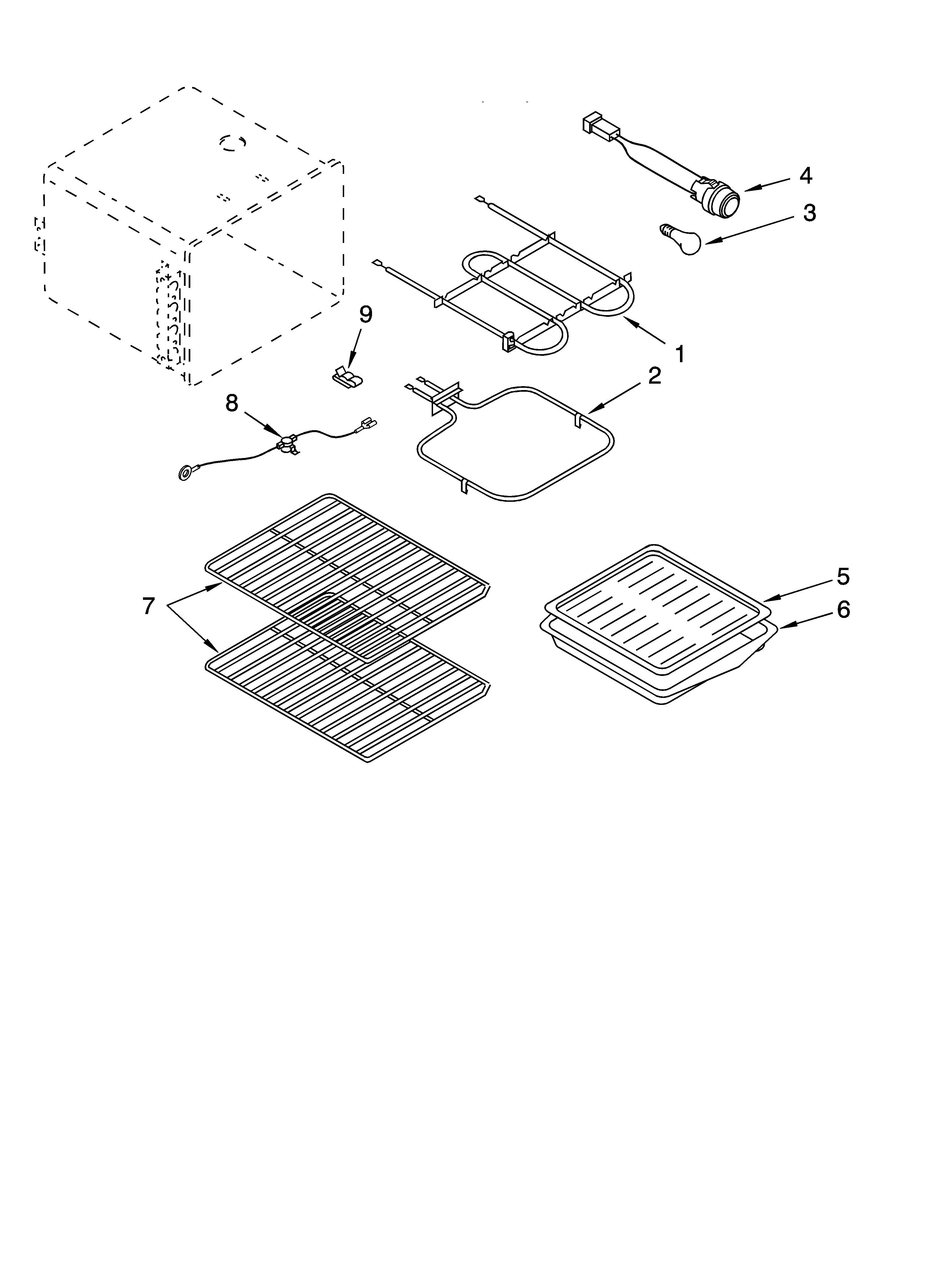 Oven parts, miscellaneous parts