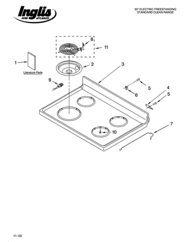 Cooktop parts