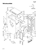 Cabinet liner and door parts