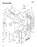 Cabinet liner and door parts