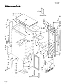 Cabinet liner and door parts