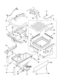Evaporator, ice cutter grid and water parts