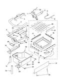 Evaporator, ice cutter grid and water parts