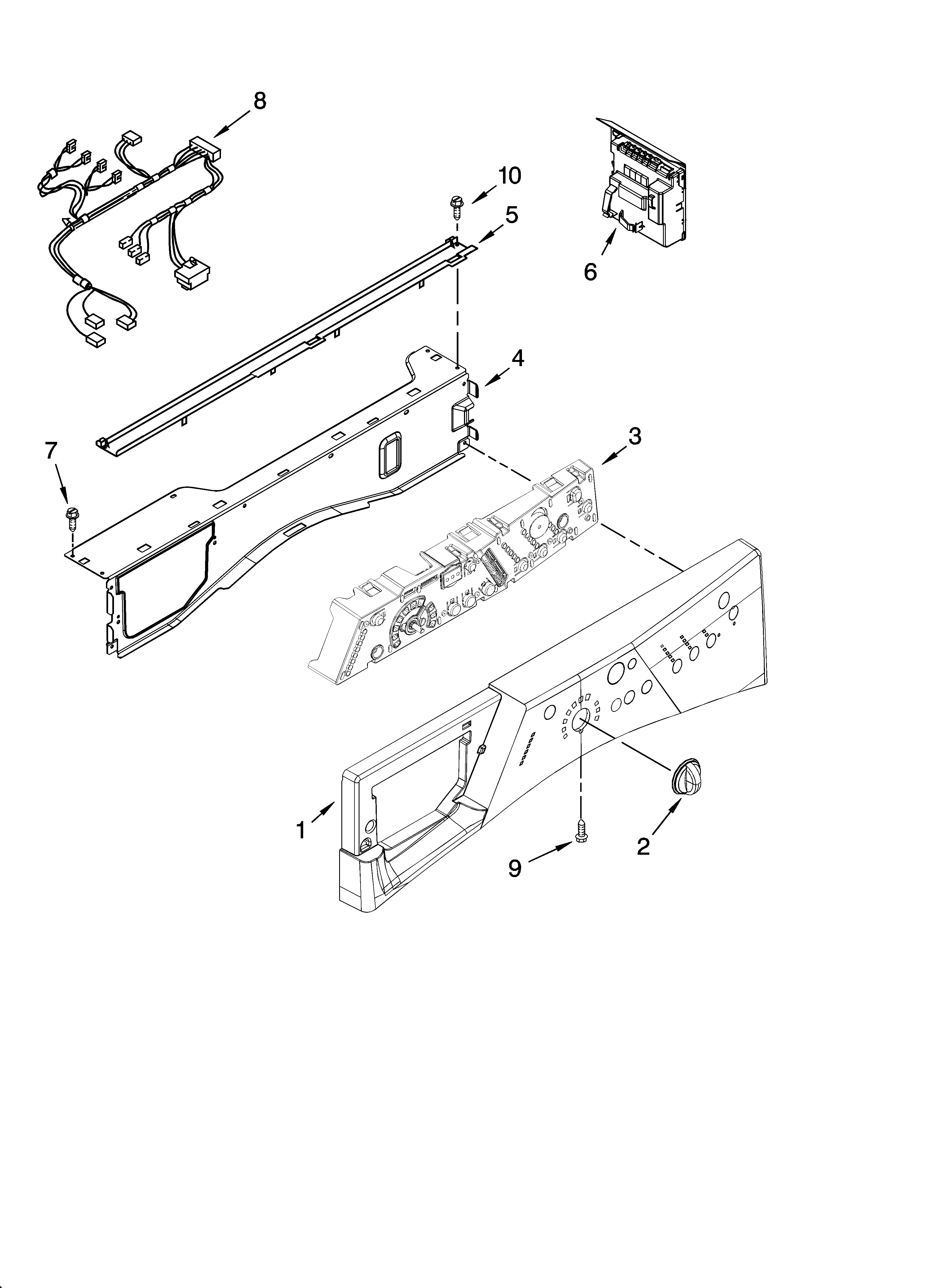 Control panel parts