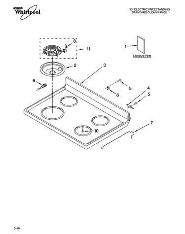 Cooktop parts