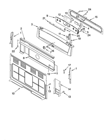Control panel parts