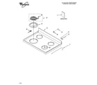 Whirlpool WERE3110PQ0 cooktop parts diagram