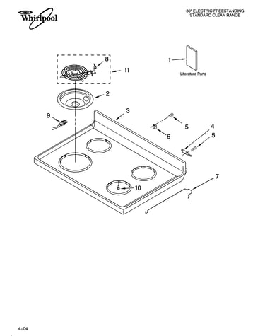 Cooktop parts