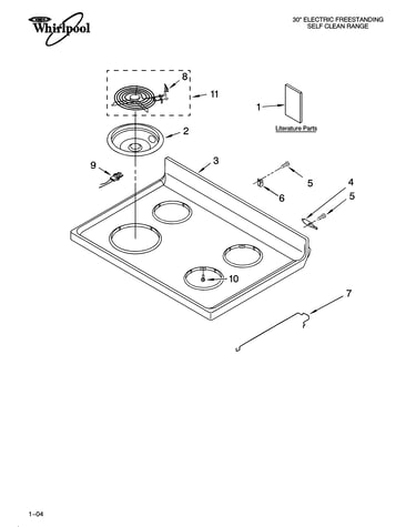 Cooktop parts