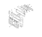 Whirlpool WERP3100PS0 control panel parts diagram