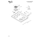 Whirlpool WERP3120PQ0 cooktop parts diagram