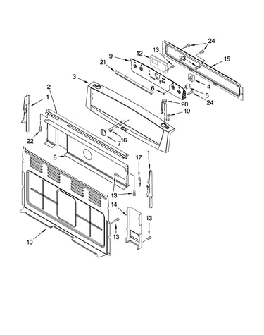 Control panel parts