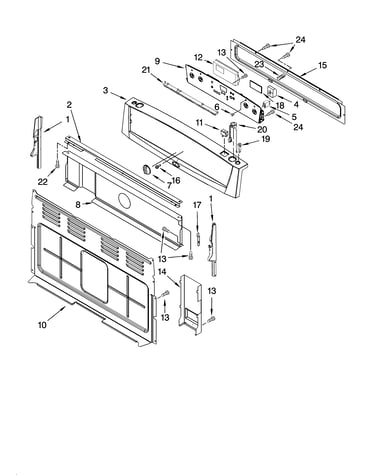 Control panel parts