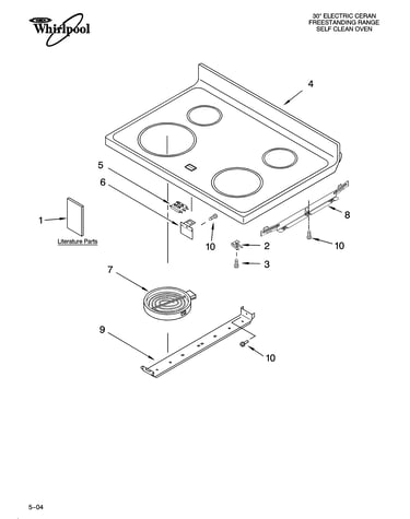 Cooktop parts