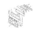 Whirlpool WERP4110PS0 control panel parts diagram