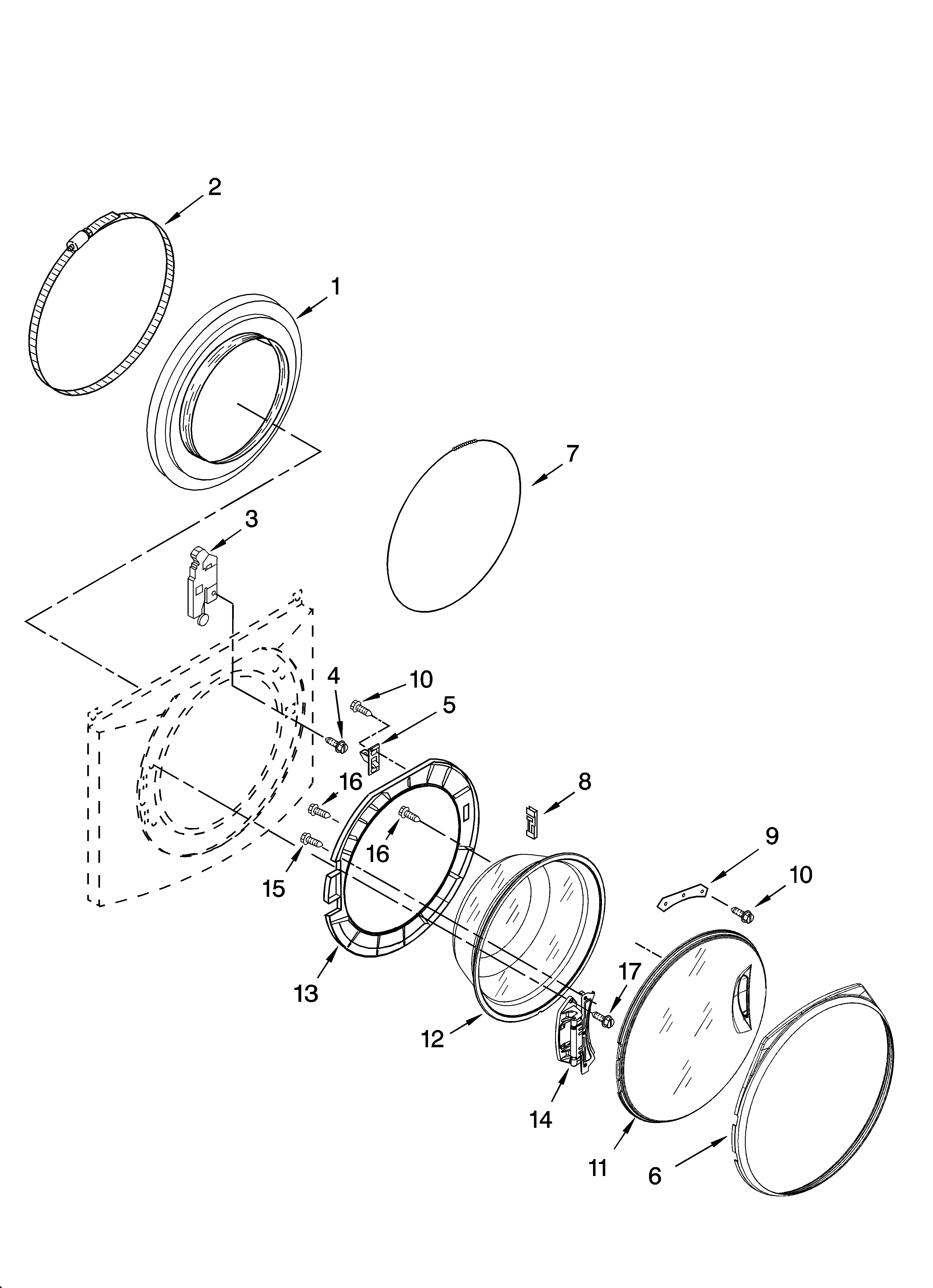 DOOR AND LATCH PARTS