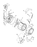 Tub and basket parts, optional parts (not included)