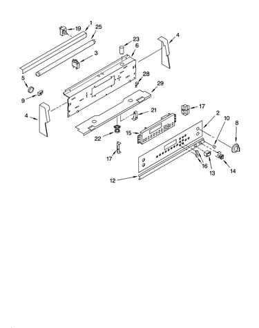 Control panel parts