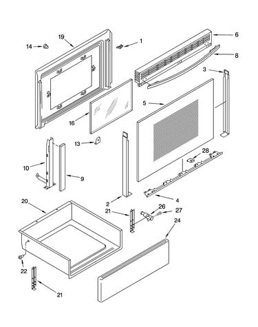 Door and drawer parts