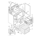 Whirlpool WGP34805 oven chassis parts diagram
