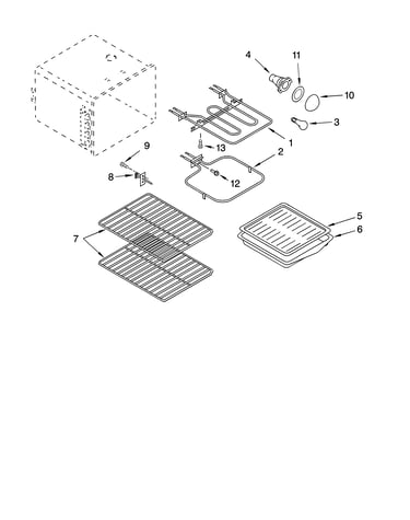 Oven parts, miscellaneous parts