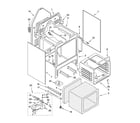 Whirlpool WGP34905 oven chassis parts diagram