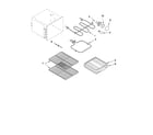 Whirlpool WGP34905 oven parts, miscellaneous parts diagram