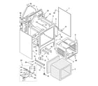 Whirlpool WHP54803 oven chassis parts diagram