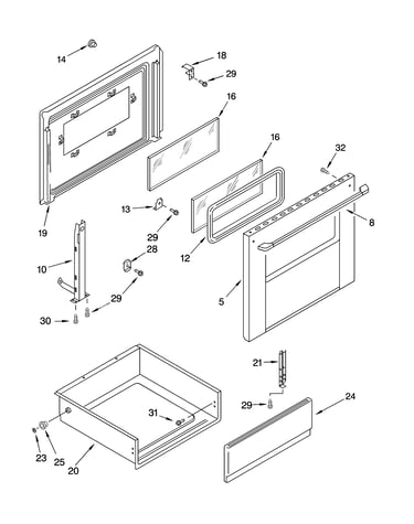 Door and drawer parts