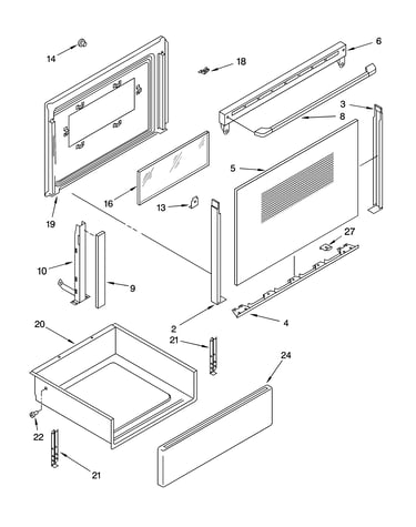 Door and drawer parts