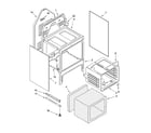 Whirlpool WLE32300 oven chassis parts diagram