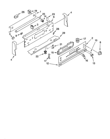 Control panel parts