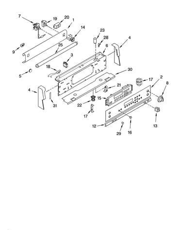 Control panel parts