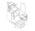 Whirlpool WLE83300 oven chassis parts diagram