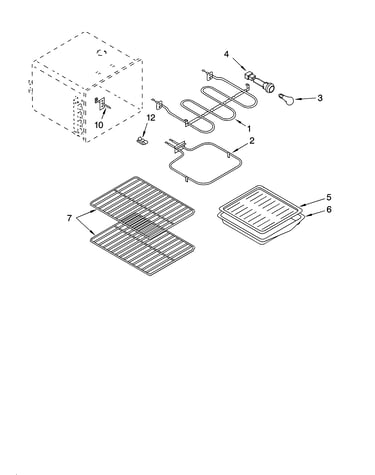 Oven parts, miscellaneous parts