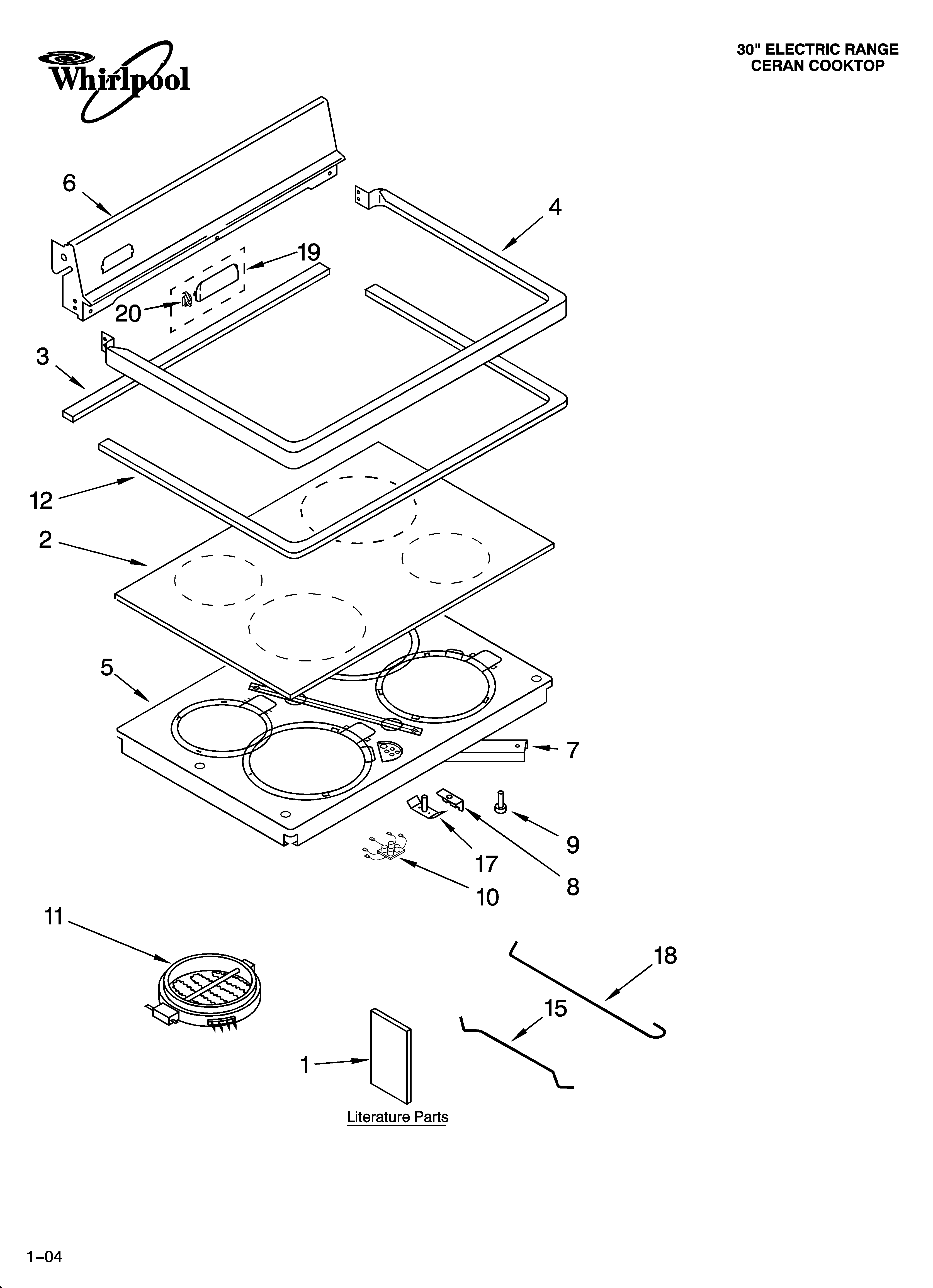 COOKTOP PARTS