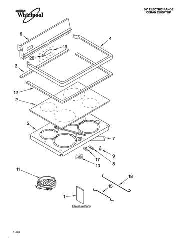 Cooktop parts