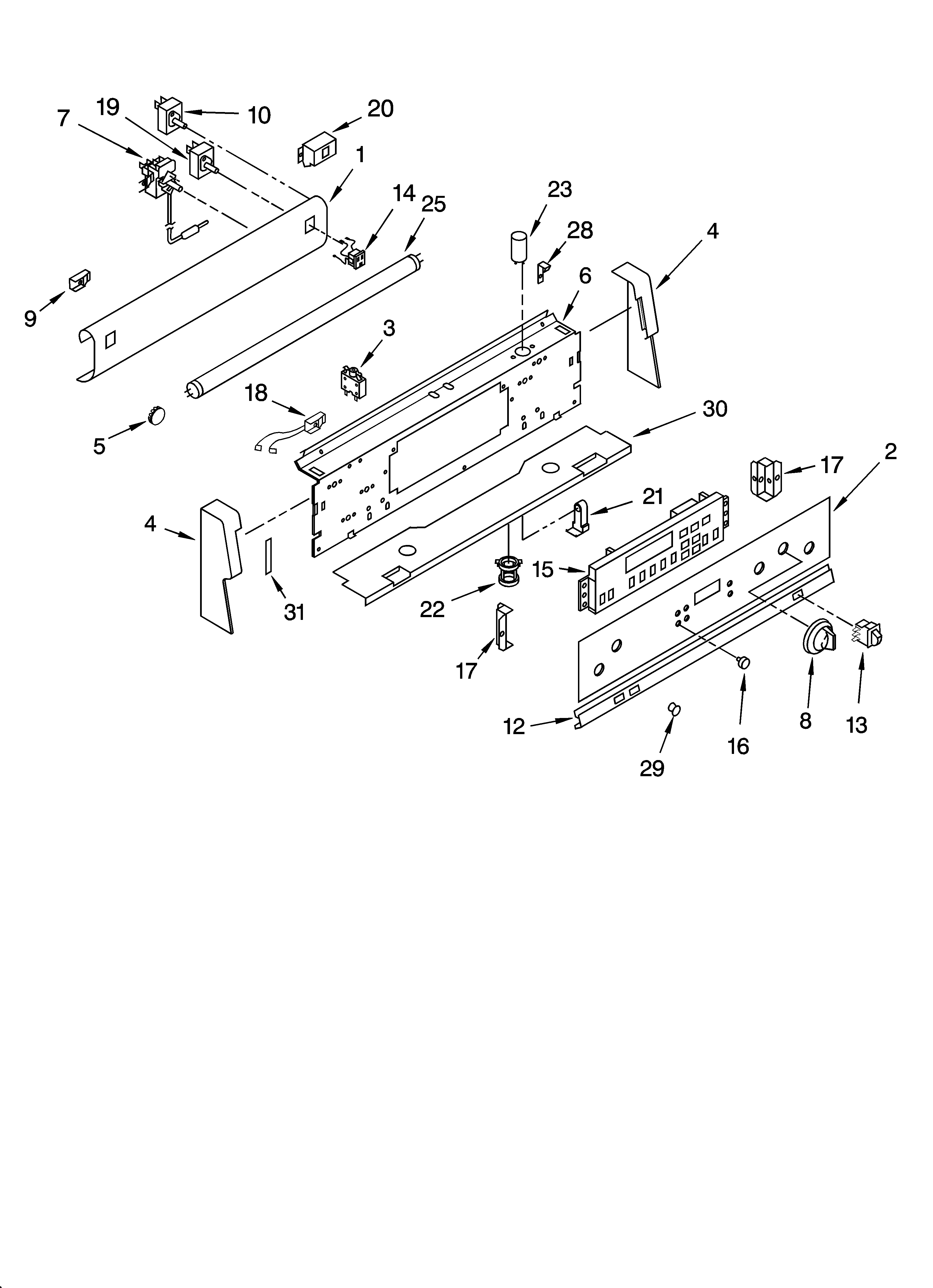 CONTROL PANEL PARTS